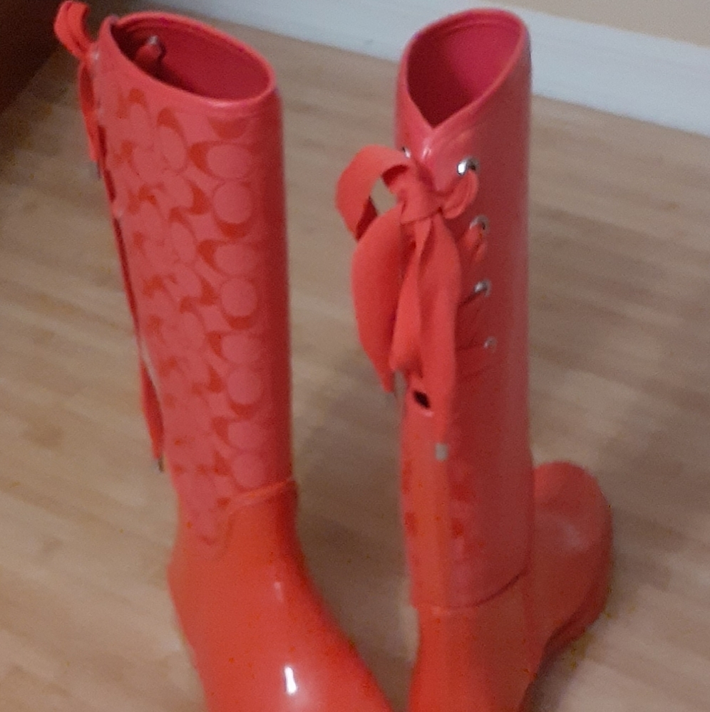 Coach high top boots